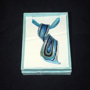 New Glass Necklace in Gift Box